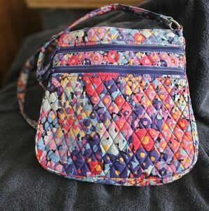 Vera Bradley Multicolor Floral Quilted Crossbody Bag